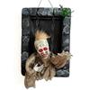 Electric Hanging Mummy Prisoner Girl - Motion-Activated Glowing Swing For Halloween Display