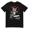 Rock On Vintage Drummer Cat 80s Band Style T-Shirt