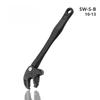Heavy-Duty Industrial Crab Claw Wrench - Quick-Adaptive Ratchet, Wide Jaw Adjustable Tool for Automotive Repair, Plumbing