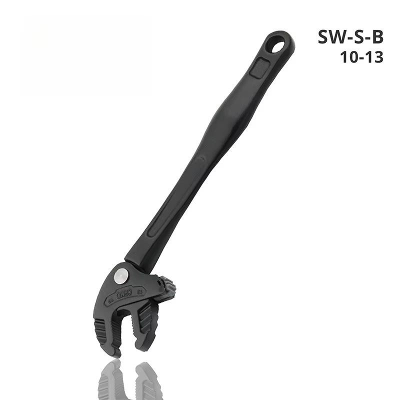 Heavy-Duty Industrial Crab Claw Wrench - Quick-Adaptive Ratchet, Wide Jaw Adjustable Tool for Automotive Repair, Plumbing