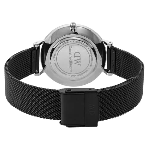 Daniel Wellington Classic Petite Black Ashfield Watch DW00100202 Black
