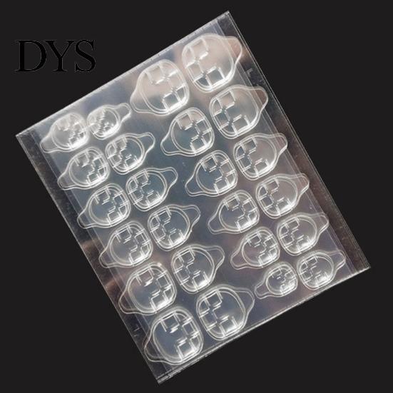 Transparent Nail Glue 10 Sheets Art Invisible Self Adhesive Waterproof Eco-friendly Easy to Apply Super Sticky Extend Nails Portable Double-Sided