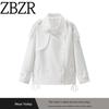 Za Export New Arrival Women's Clothing ZR Fashion Style Fashion All-Match Casual Lapel Double Breasted Short Trench Coat