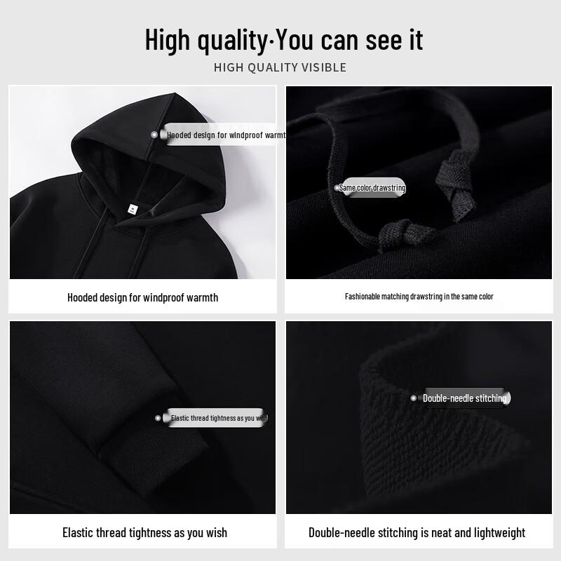 JEANSWEST Women's Loose Hooded Feather Moon Graphic Sweatshirt