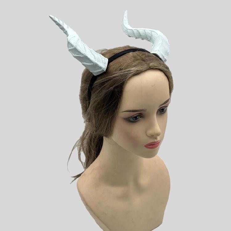 Faixa de Cabelo com Chifres de Dragão Acessório de Fantasia para Looks de Festa Temática, Styling para Apresentações de Palco e Uso como Adereço para Cabine de Fotos