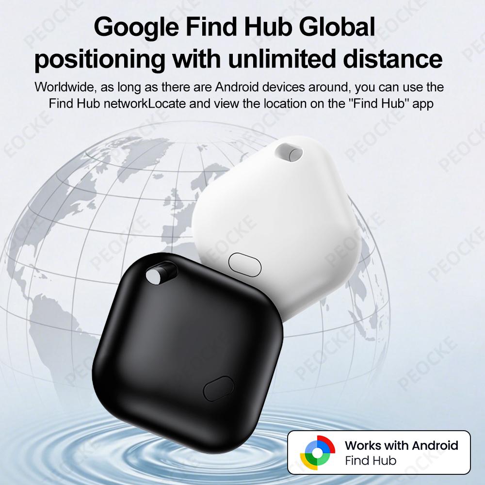1-4 Pack Android Smart Location Tag Bluetooth Locator GPS Tracker Alternative to AirTag Item Finder Works With Google Find Hub