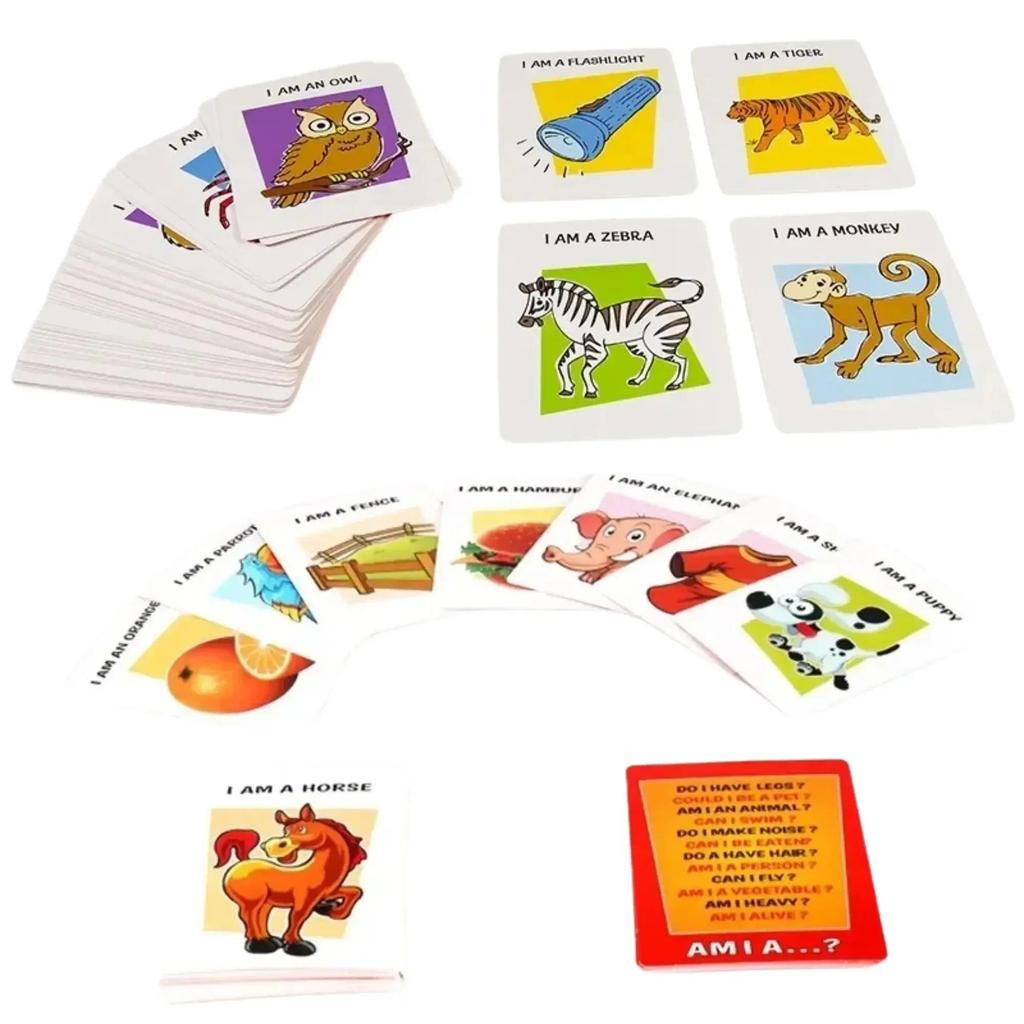 Gioco da Tavolo Indovina l'Immagine per Bambini Chi è Giochi Interattivi Genitore-Figlio Festa in Famiglia Giocando
