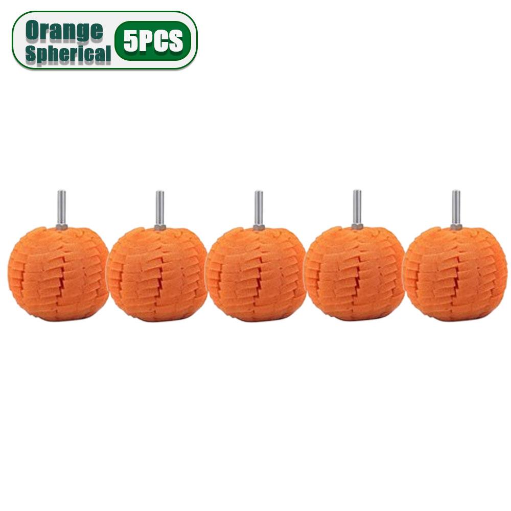 1-10PCS Car Hub Polishing Sponge Conical Grinding Wheel Metal Plastic Auto Rim Cleaner Car Polishing Tool Accessories