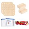 Creativity Montessori Wooden Rope Board Thinking Training Wooden Threading Rope Board  Social Games