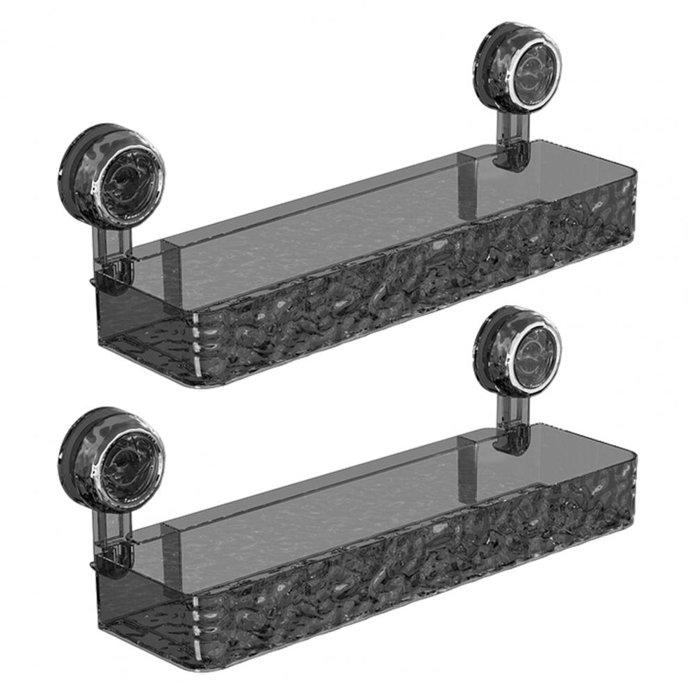 Suction Cup Organizer Removable Suction Cup Shelf Wall-mounted Shower Caddy with Strong Suction Cup Holder for Easy for Bathroom