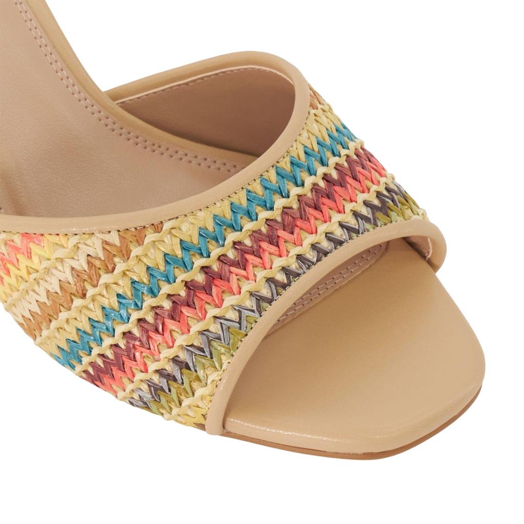 Dune London Womens/Ladies Crochet Medium Block Mule Sandals