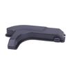 2-Piece Rear Window Cable Trim Covers, Shaped ABS Left and Right Pieces with Flanged Edges, Clearance Slots and Adhesive Backing for Both Sides