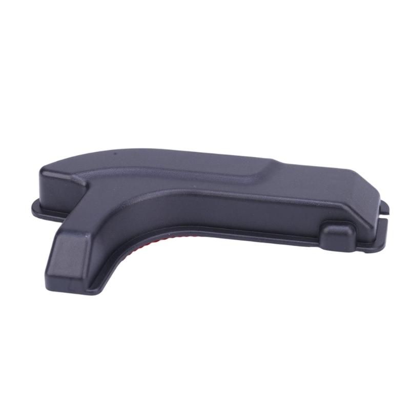 2-Piece Rear Window Cable Trim Covers, Shaped ABS Left and Right Pieces with Flanged Edges, Clearance Slots and Adhesive Backing for Both Sides