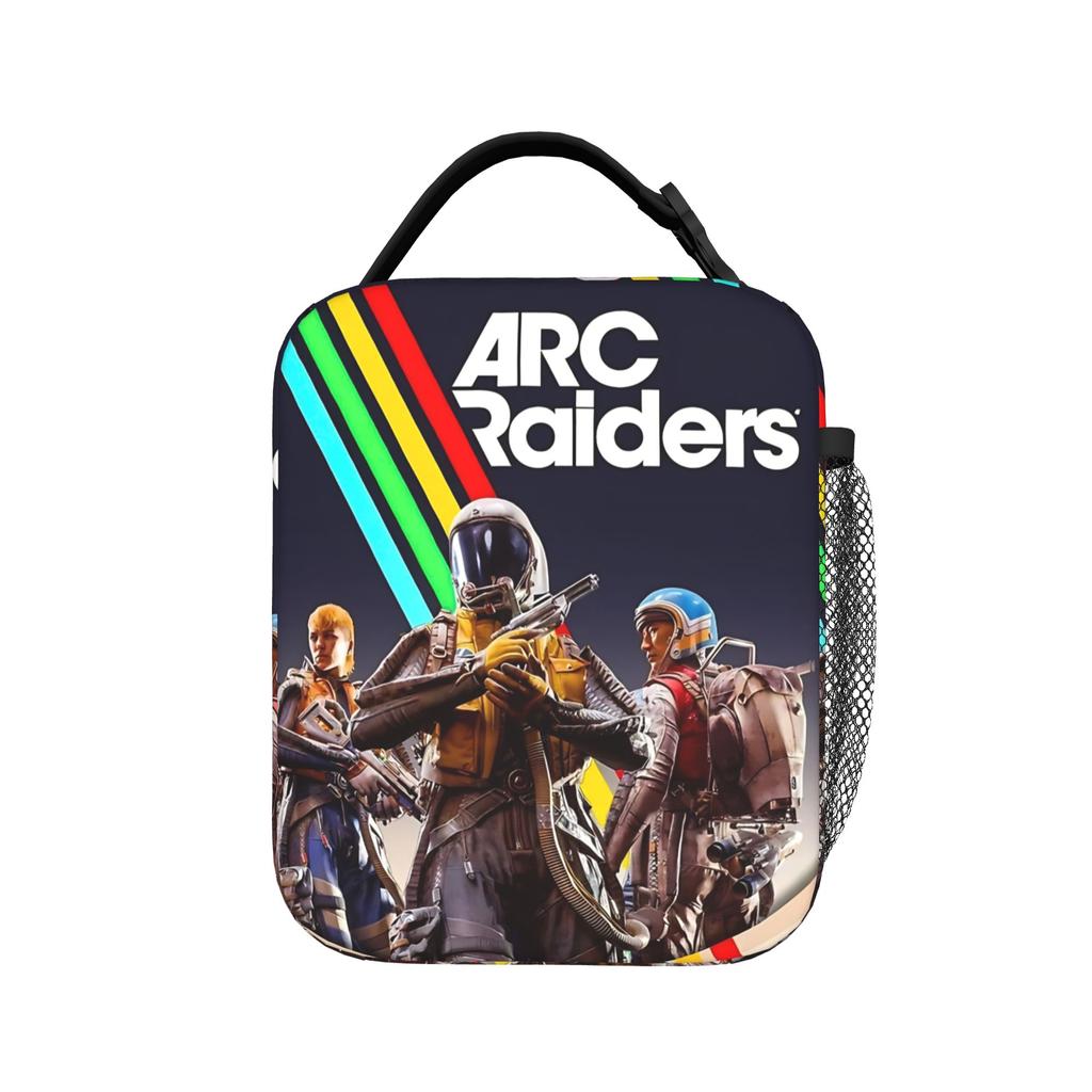 ARC Raiders Futuristic Sci-Fi Game Insulated Lunch Bag Thermal Bag Reusable,Lunch Container  Leakproof Tote Lunch Box