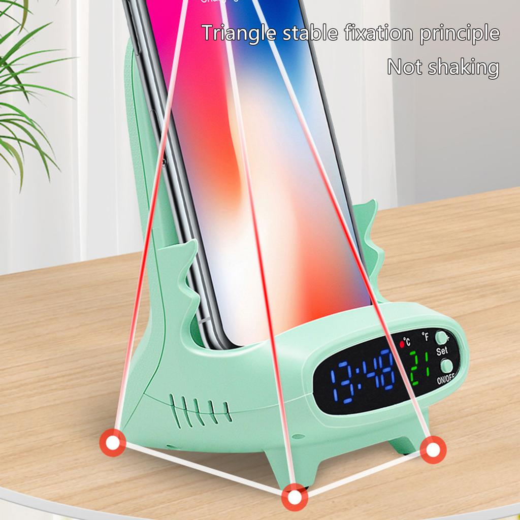 Fast Wireless Charger 15W Wireless Charging Stand Fit for Most Smartphones Desktop Phone Holder Bracket