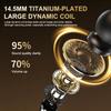 Portable Lavalier Headphones Bluetooth Earbuds Surround Sound Headsets Noise Reduction Earphones Handsfree In Hd Mic
