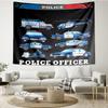 Fire-trucks-police-cars Print Tapestry, Backdrop, Easy Setup, Ideal for Bedroom, Office & Living Room, with Aesthetic Wall Hanging Decor.