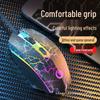 Universal Wired Mechanical Gaming Mouse for Home, Office, or Esports - USB Compatible with Laptop and Desktop
