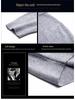 Men's Autumn Winter Round Neck Semi-High Neck Sweater - Middle-Aged & Young Knitted Base Layer Shirt