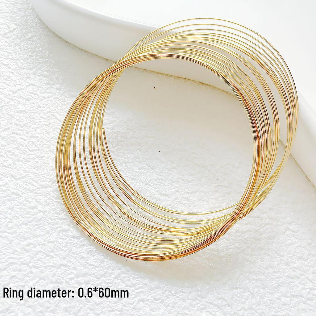 Pierścień z drutu ze stali pamięciowej do tworzenia bransoletek i pierścionków z koralików perłowych DIY