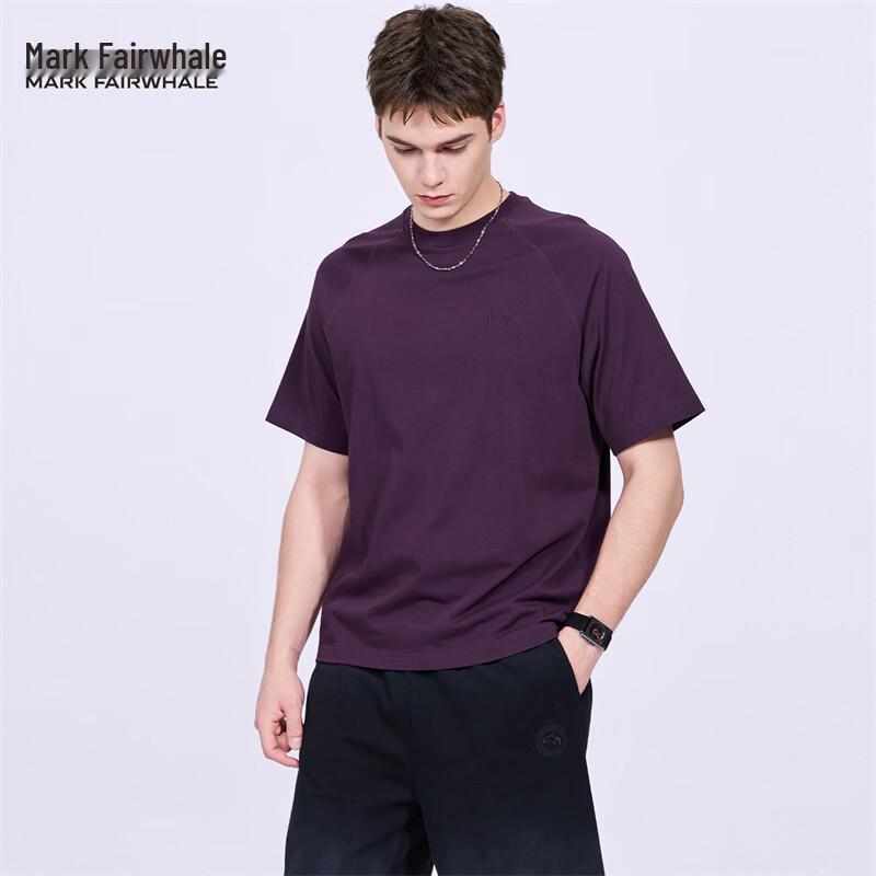 Mark Fairwhale Men s Pure Cotton Anti-bacterial Round Neck T-shirt L