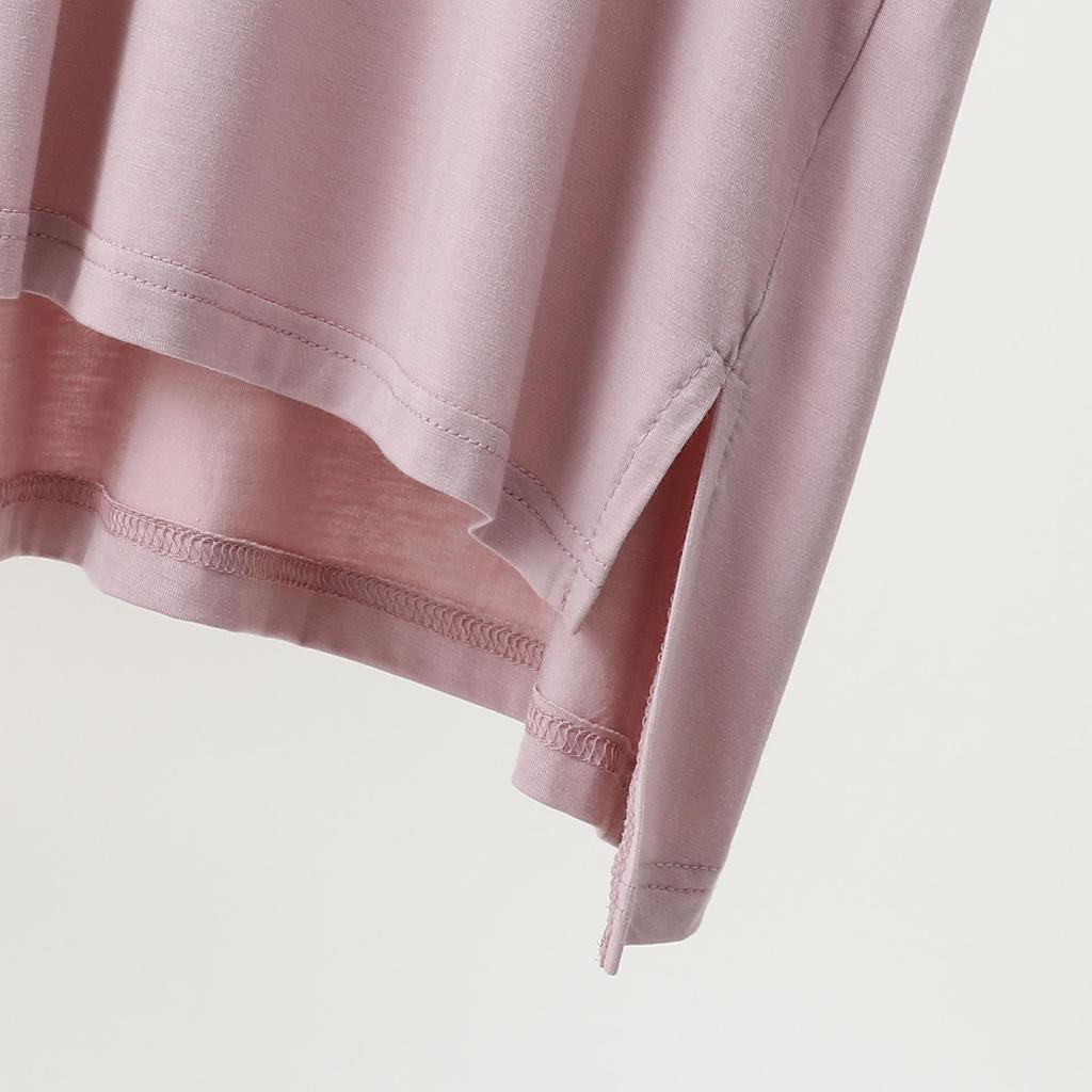 Women's Long Cotton Nightgown, Thin Loose Fit, Long Sleeve, Solid Color, Plus Size, Home & Outdoor Wear