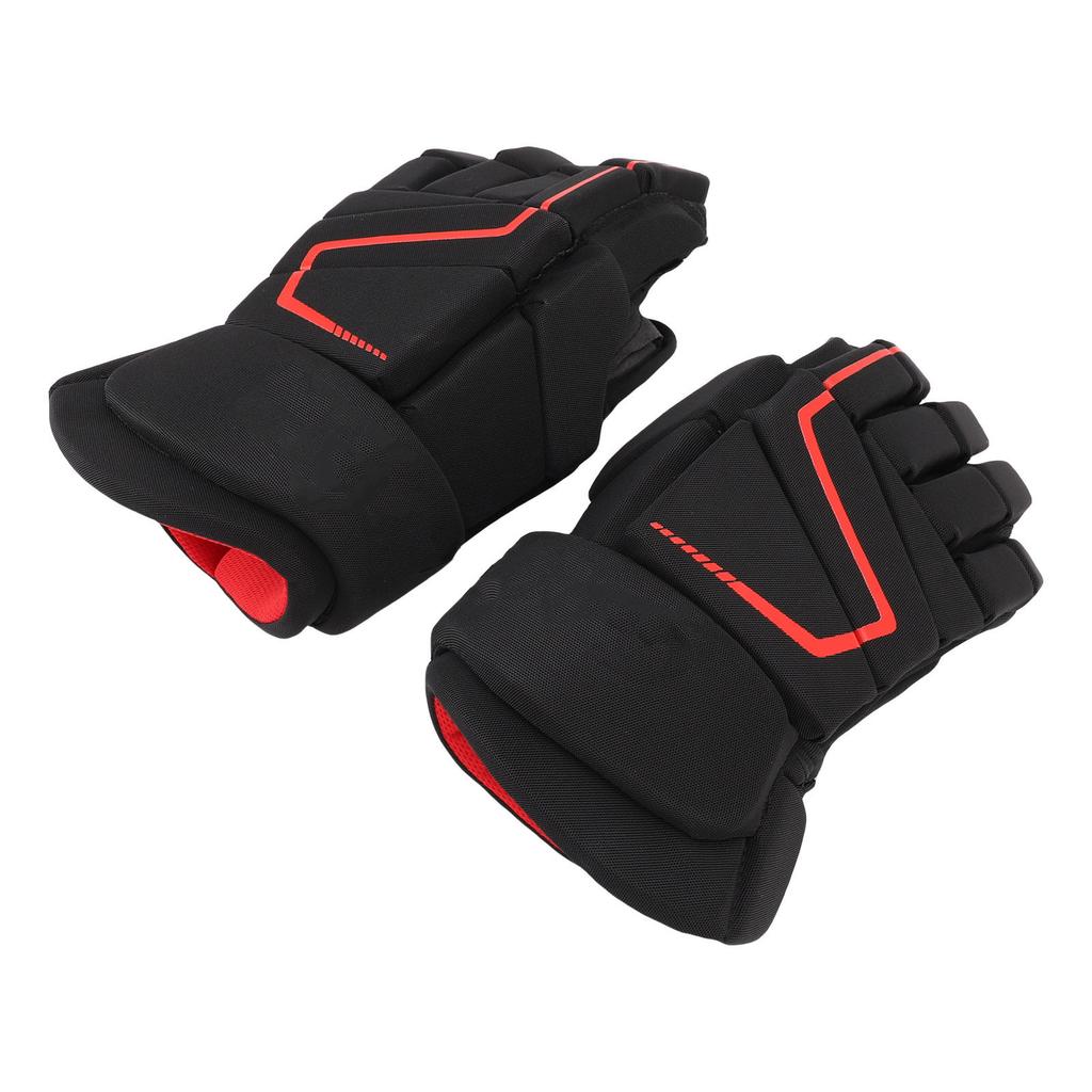 Ice Hockey Gloves Nylon EVA Foam Protective Breathable Outdoor Roller Street Hockey Gloves for Hockey Players