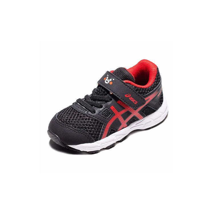 Asics Gel-Contend 5 Comfortable Versatile Durable Low-Top Walking Shoes Baby Shoes Black Red 1014A112-001