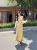 Plus Size 2026 Spring Summer Women's Two-Piece Set: Camisole with Cardigan Long Dress for Seaside Vacation