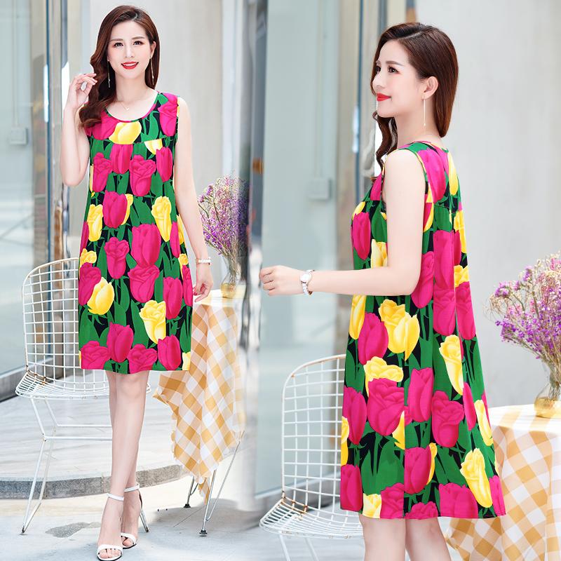 

Летние платья оверсайз для женщин. Элегантные повседневные длинные платья без рукавов. One Size