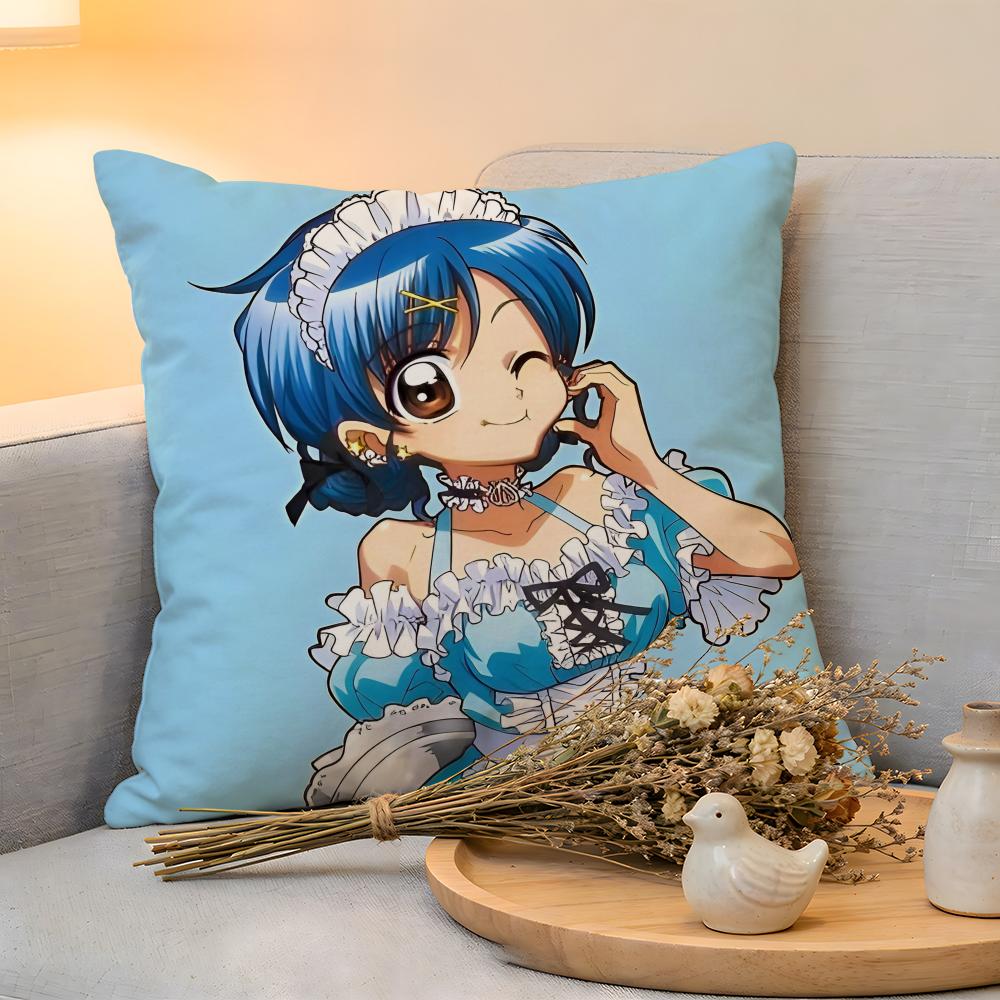 Cushion Cover  Linen  SkinFriendly Soft Decorative Case For Sofa Home Decor Mermaid Melody Pichi Pichi Pitch Pillow cover