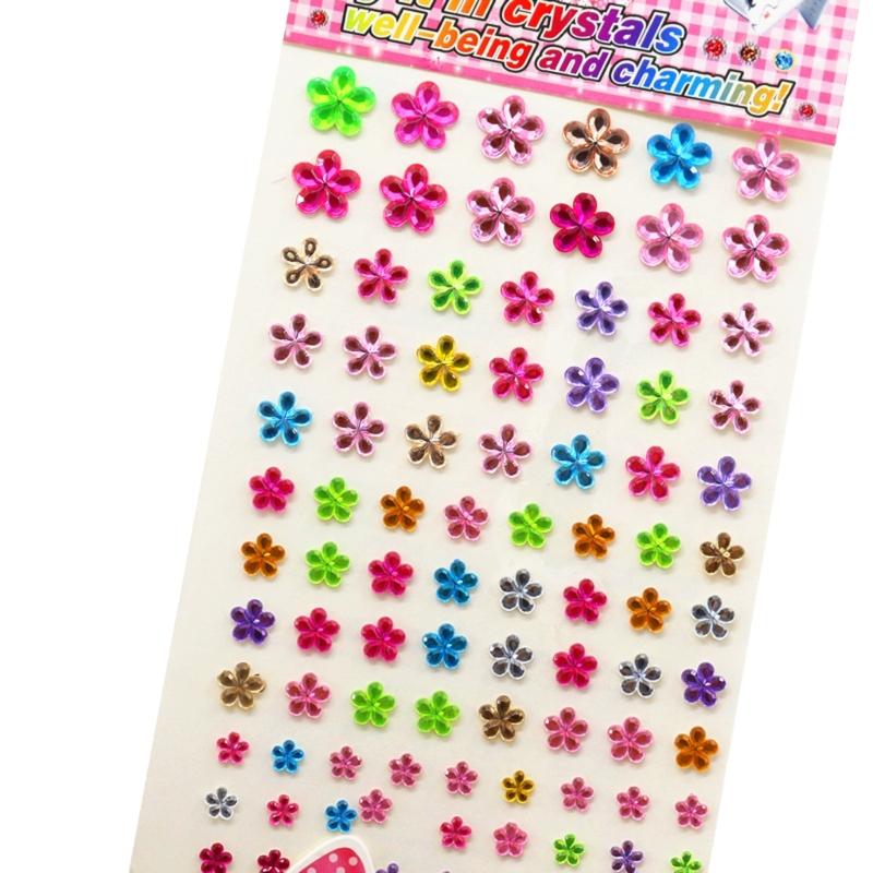 Gem Sticker Jewels Rhinestones for Crafts,Selfs Adhesive Stick On Gem Gemstones Sticker for Face Scrapbooks Supplies