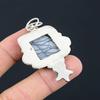 Spider Web Jasper Gemstone Anniversary Flower Pendant Jewelry Sterling Silver