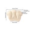 4Pairs Anti Blisters High Heel Protectors Adhesive Shoe Inserts Pad Sponge Cushioned Heel Grip For Leather Shoe Sneakers