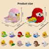 Creative DIY Cartoon Cute Birds, Parrots, Sparrows, Animal Building Blocks, Bird Assembly Model Toys, Home Decoration Gifts