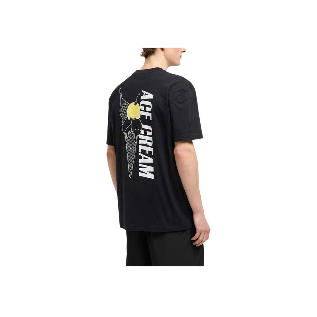 Emporio Armani EA7 SS25 Logo Print Crew Neck Short Sleeve T-Shirt Men Tops Black 7M000118-AF13244-UC001