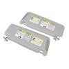 1 Pair Sun Visor 74320‑35A91‑B1 Gray Sun Shielding Visor Mirror with Makeup Mirror Replacement for Toyota 4Runner 2010