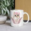 1 Stück 11oz Weiße Keramiktasse Beidseitig bedruckte Grafik Kaffeetasse Geschenkidee für Zuhause Büro Alltagsgebrauch