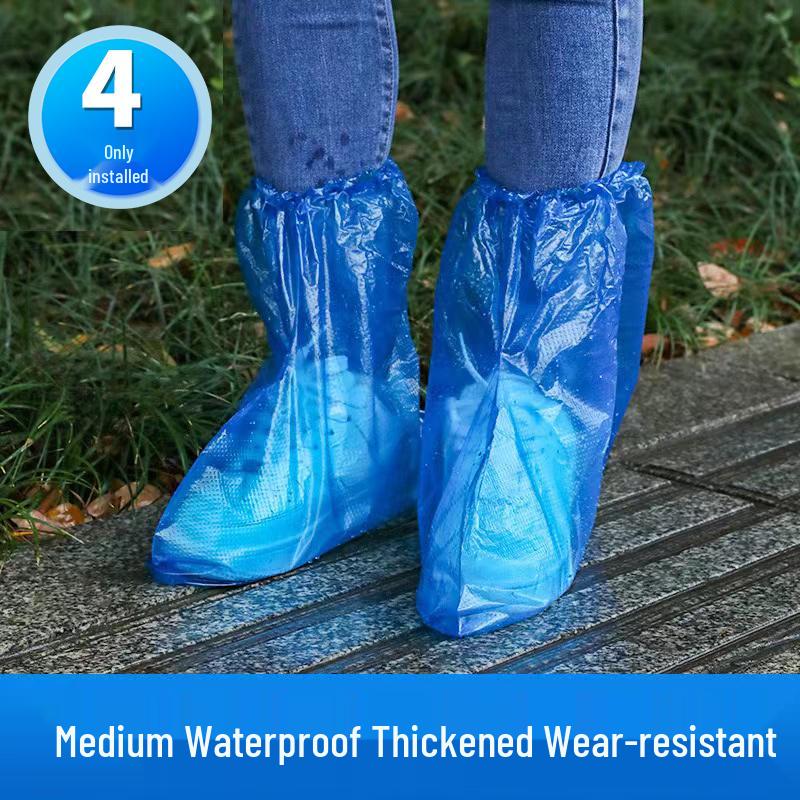 Waterproof Non-Slip Transparent Disposable Rain Boot Covers