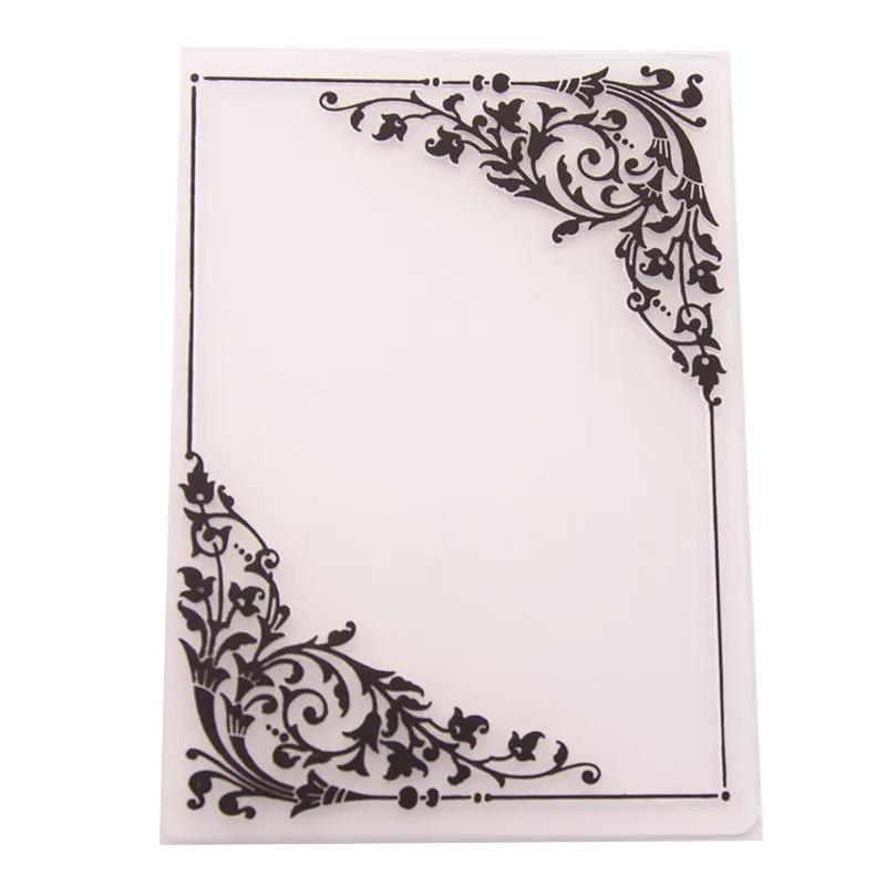 3D Textured Impressions Embossing Folder, Line Textured Dot Background Embossing Folder for Card Making DIY Craft Art Supplies
