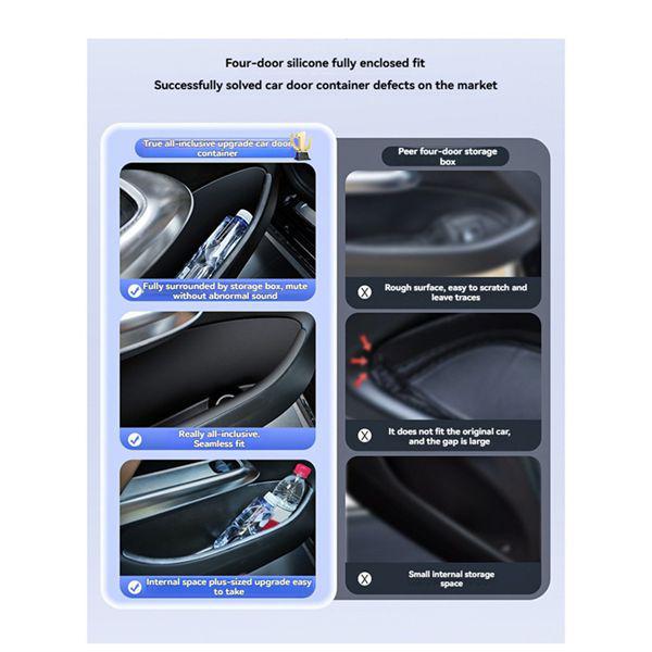 Mercedes E-Class Front Door Storage Box Set - Fits 24 Models