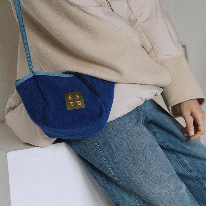 [ESTD] Blue Cradle Bag / Pouch Set