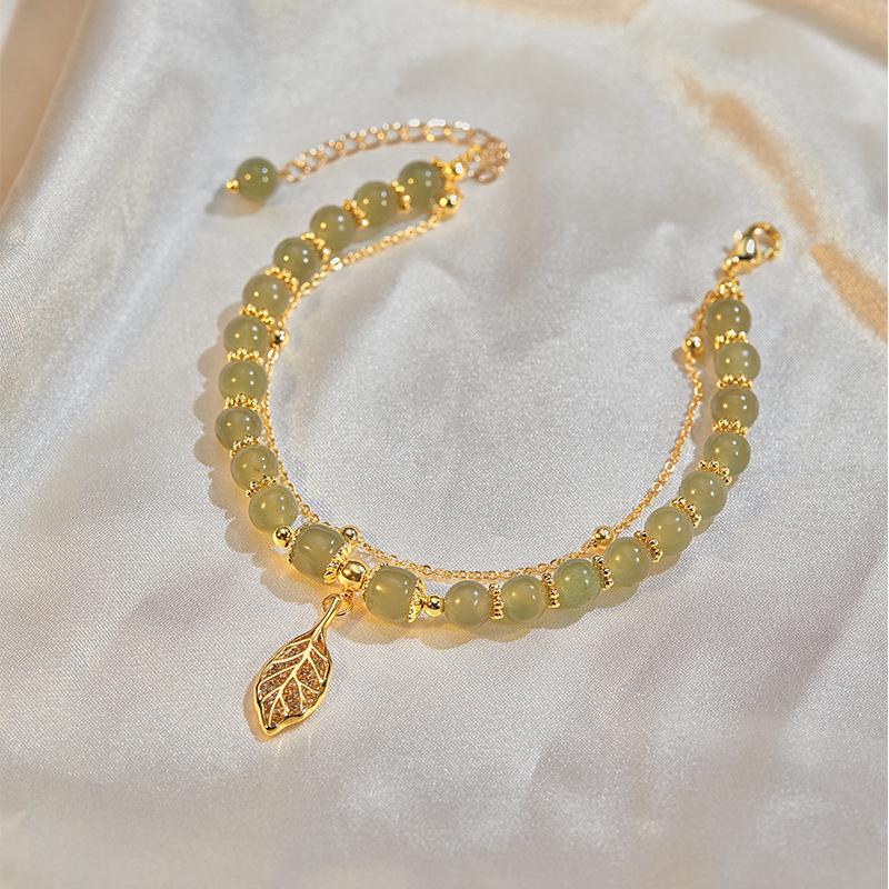 520 Hetian Jade Bracelet: Romantic Gift for Her On Valentine's Day, Birthday, or Anniversary