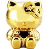 Sanrio Piggy Bank Sparkly Gold Kitty Goods Miscellaneous Goods Gold 9 X 9 X 13 Cm "Hello Kitty" Approx. SAN4778-1