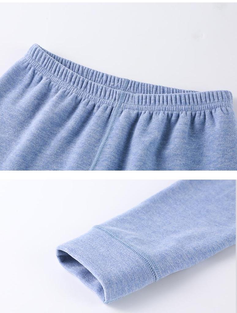 Sous-vêtements d'automne/hiver pour enfants: Ensemble de pyjama chaud de couche de base pour enfants - Vêtement d'intérieur sans coutures comprenant haut et bas