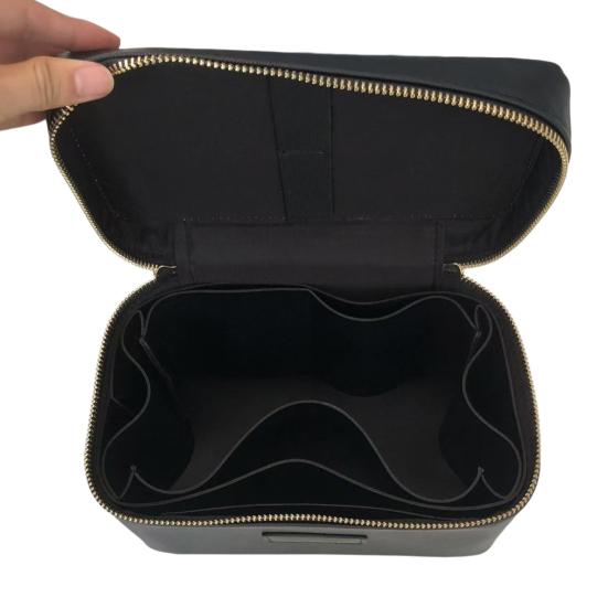 Seyahat Kozmetik Çantası Makyaj Düzenleyici Çıkarılabilir Bölücülü Su Geçirmez Suni Deri Makyaj Çantası Tatil İçin Banyo Çantası Kadın Makyaj Çantası