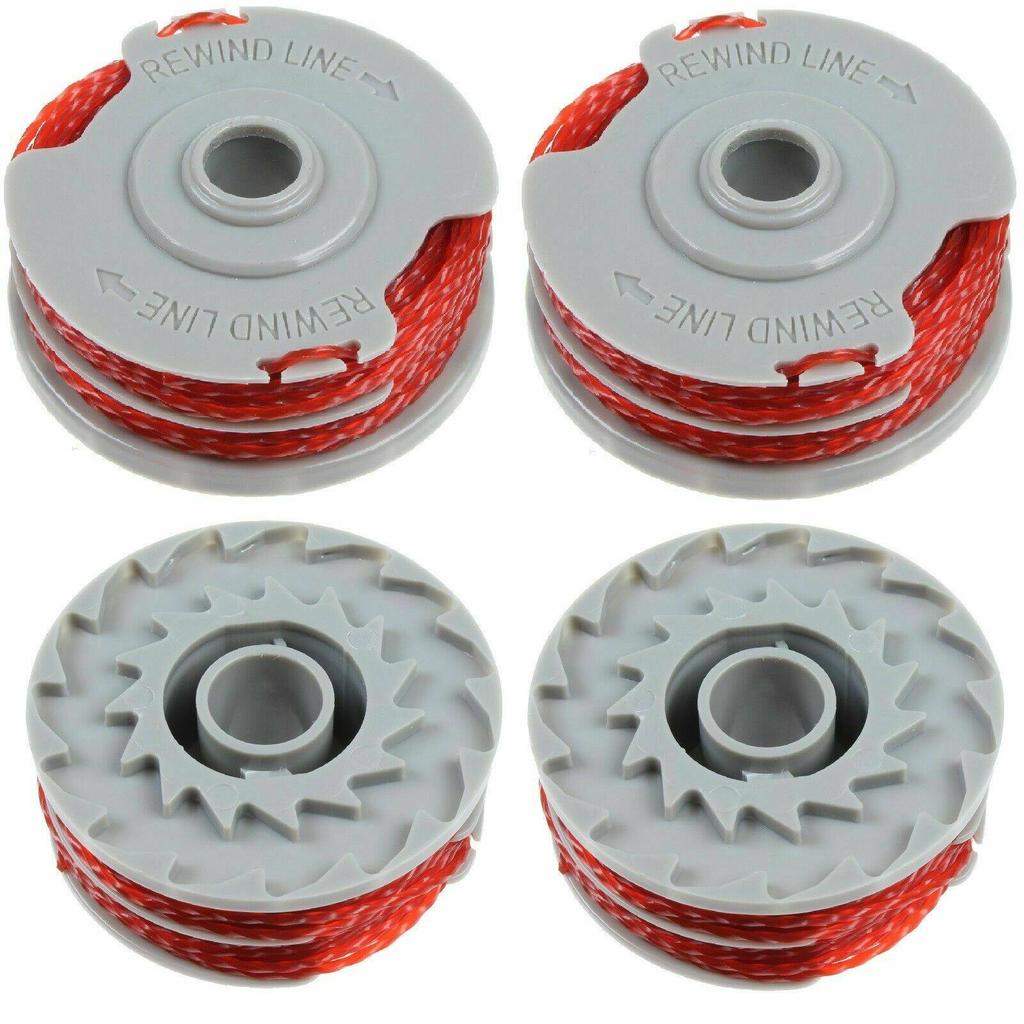 4 X Strimmer Trimmer Spool & Line For Flymo Contour 500 Power Plus 500 & 500XT
