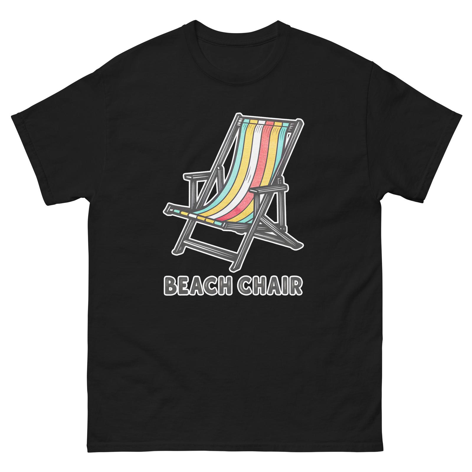 Beach Chair Ocean Beach Water Marine T-Shirt XXXXL