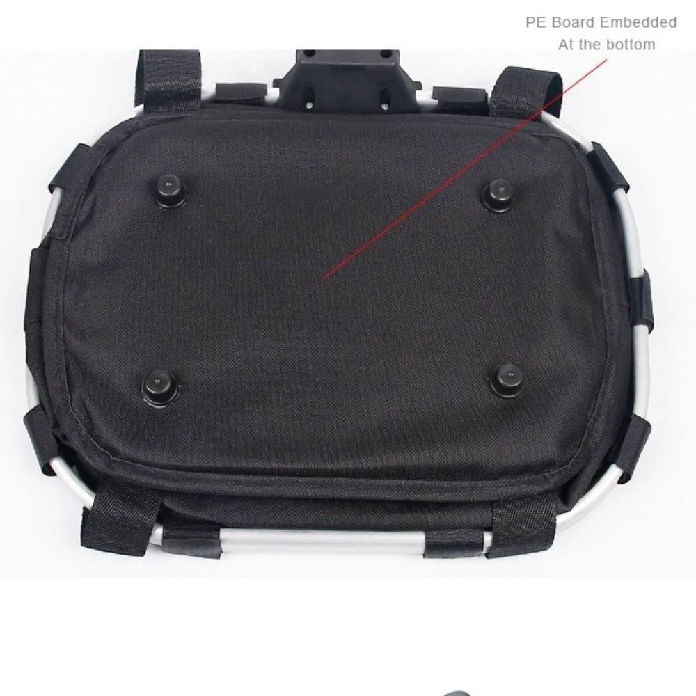 5KG Load Capacity Bicycle Front Basket 2 in 1 Design Handlebar Hanging Bag for MTB Cycling