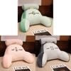Cartoon Anime Lumbar Pillow With Plush Cover For Bed Couch Support